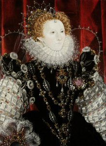 エリザベス1世（1533〜1603） 作： Nicholas Hilliard